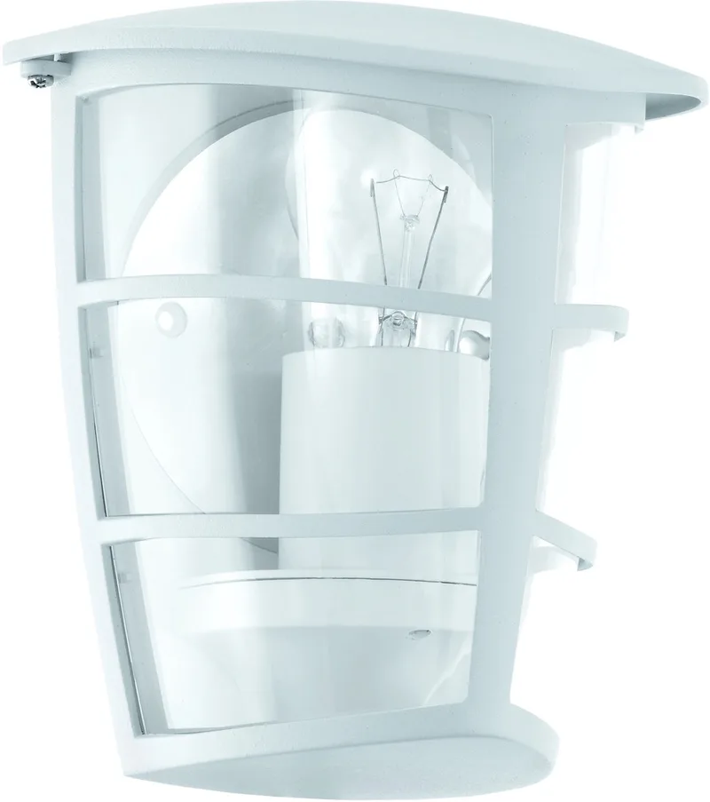 Aloria - Buitenverlichting - Wandlamp - 1 Lichts - Helder fra EGLO i Hvid – produktbillede