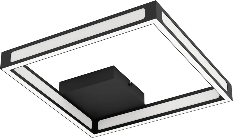 Altaflor Plafondlamp - LED - 31.5 cm - Zwart | Wit de EGLO en Noir – photo produit