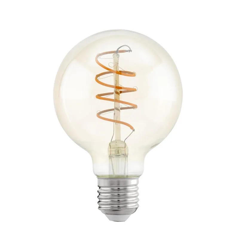 Amber LED Lamp - E27 - Ø 8 cm - 4W - 2200K de EGLO – photo produit