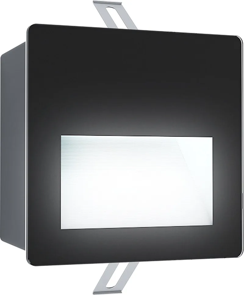 Aracena Inbouwarmatuur Buiten - LED - 14 cm de EGLO en Noir – photo produit