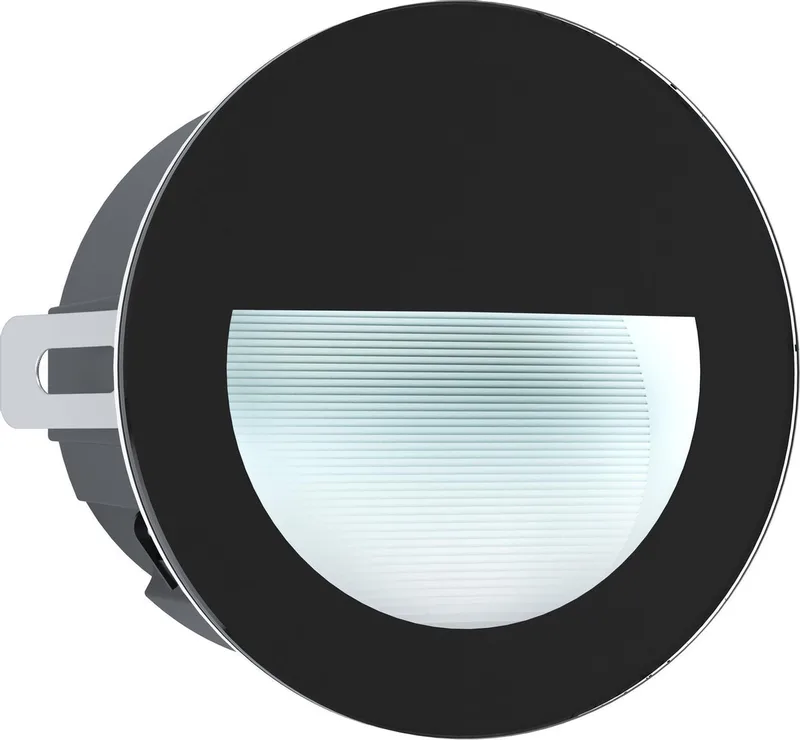 Aracena Inbouwarmatuur Buiten - LED - Ø 12,5 cm by EGLO in Black – product photo