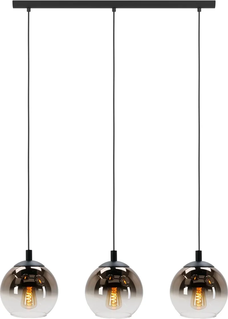 Ariscani 1 Hanglamp - E27 - 76.5 cm - Zwart/Koper fra EGLO i Sort – produktbillede