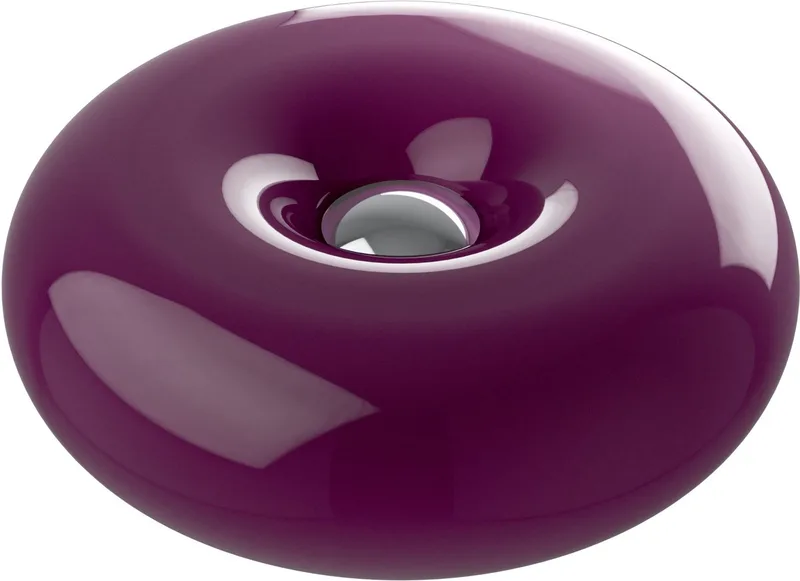 Basile Tafellamp - Wandlamp - LED - Ø 30 cm - Chroom/Violet från EGLO i Krom – produktbild
