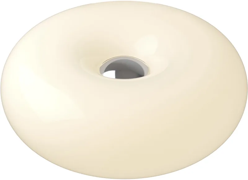Basile Tafellamp - Wandlamp - LED - Ø 30 cm - Chroom/Wit fra EGLO i Krom – produktbillede