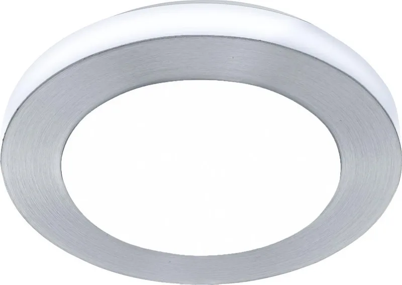 Batholino Led Carpi - Wand/Plafondlamp - 1 Lichts - Ø300mm. - Wit, Aluminium-Geborsteld - Wit fra EGLO i Hvid, Aluminium-Geborsteld – produktbillede