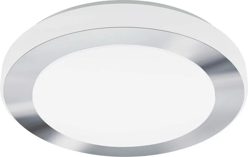 Batholino Led Carpi - Wand/Plafondlamp - 1 Lichts - Ø38.5 cm - Wit, Chroom - Wit van EGLO in Wit, Chroom – productfoto