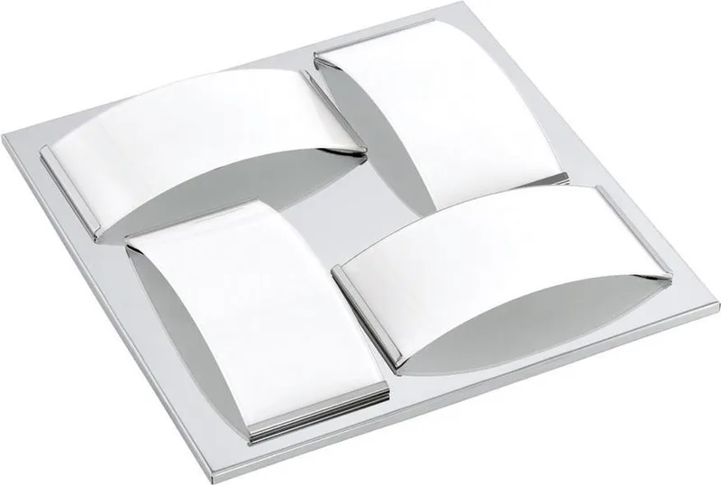 Batholino Wasao 1 - Wand/Plafondlamp - 4 Lichts - Wit by EGLO in Chrome – product photo