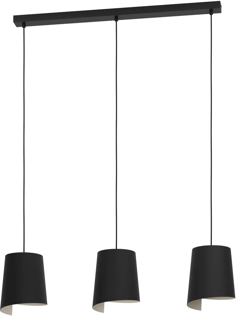 Bolivia Hanglamp - E27 - 88 cm by EGLO in Black – product photo