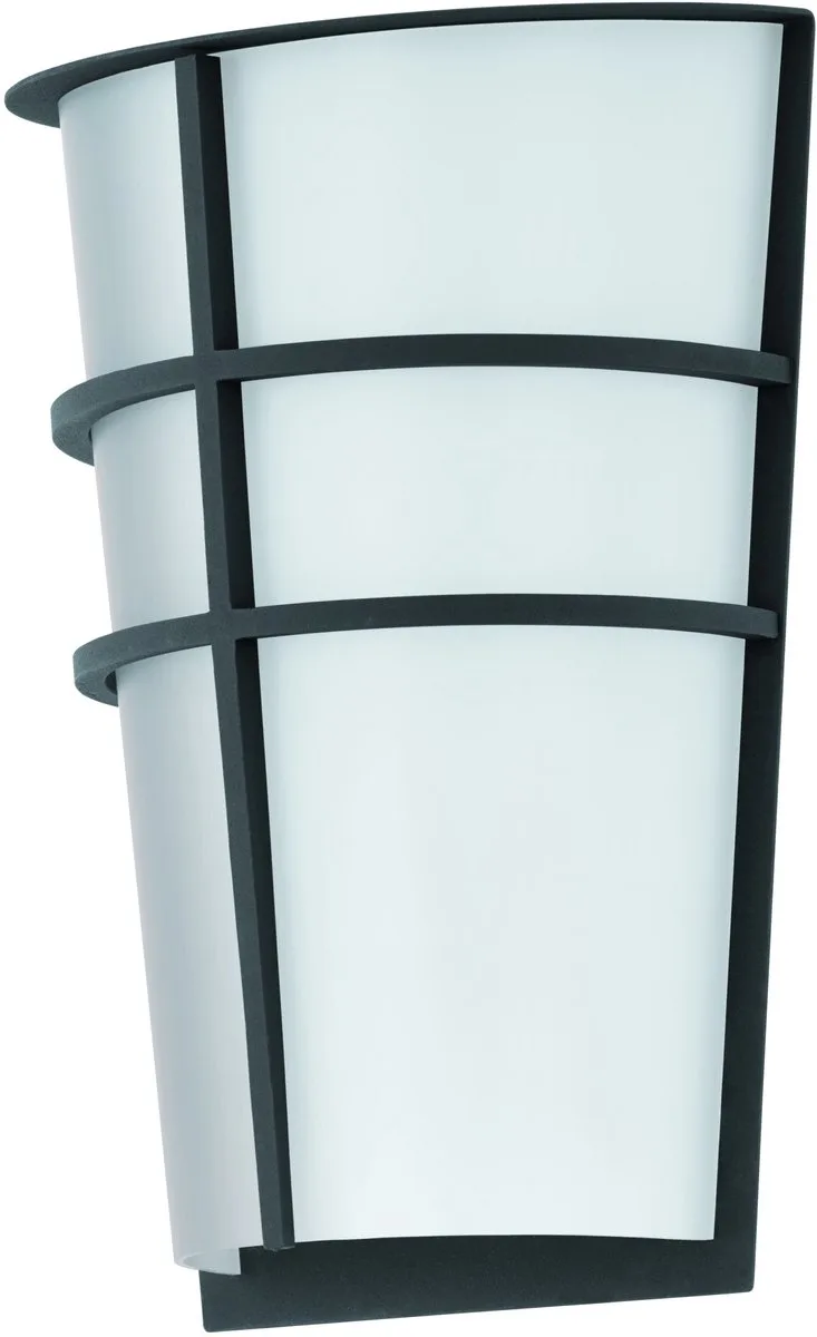 Breganzo - Buitenverlichting - Wandlamp - 2 Lichts - LED - Antraciet fra EGLO i Hvid – produktbillede