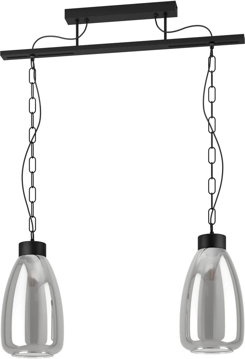 Brickfield Hanglamp - E27 - 77 cm fra EGLO i Sort – produktbillede