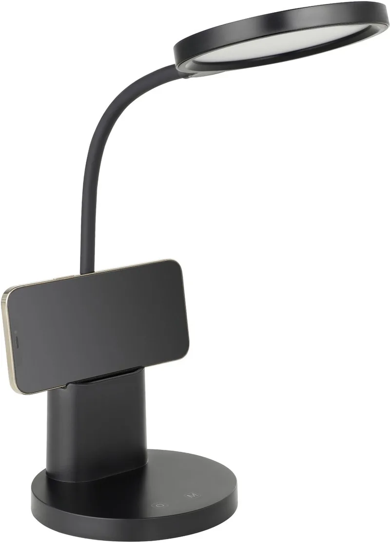 Brolini - tafellamp | bureaulamp - draadloos - inclusief LED - TOUCH - dimbaar de EGLO en Noir – photo produit