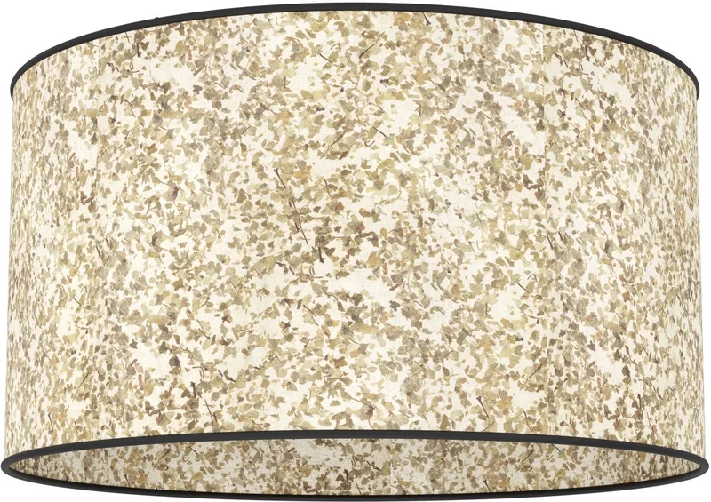 Butterburn Plafondlamp - E27 - Ø 38 cm - Zwart | Wit | Groen - Berkenbladeren van EGLO in Zwart – productfoto