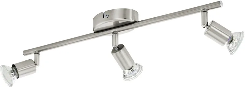 Buzz - Plafondspots - 3 Lichts - LED - Nikkel-Mat by EGLO in Grey – product photo