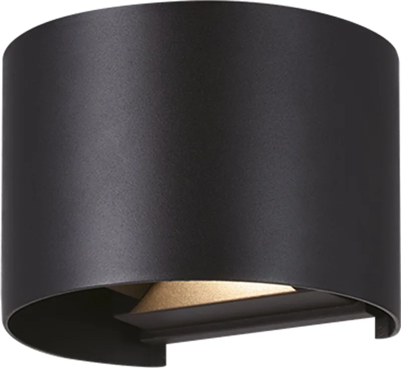 Calpino 3 Wandlamp - LED - IP54 - Binnen | Buiten van EGLO in Zwart – productfoto