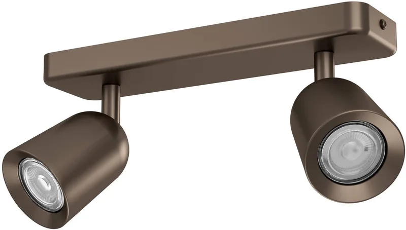Camaldoli Spot - GU10 - 30 cm - Kantelbaar de EGLO en Donker Brons – photo produit