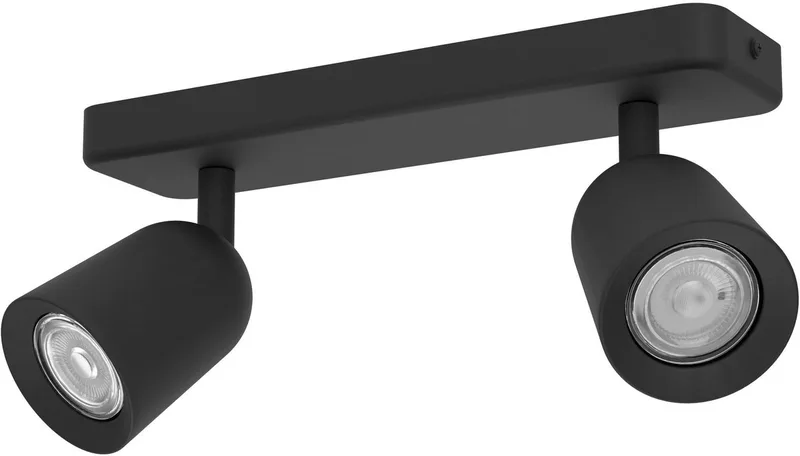 Camaldoli Spot - GU10 - 30 cm - Kantelbaar de EGLO en Noir – photo produit