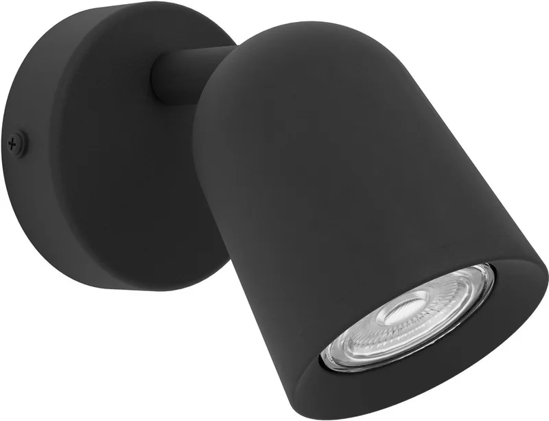 Camaldoli Spot - GU10 - 8.5 cm - Kantelbaar by EGLO in Black – product photo