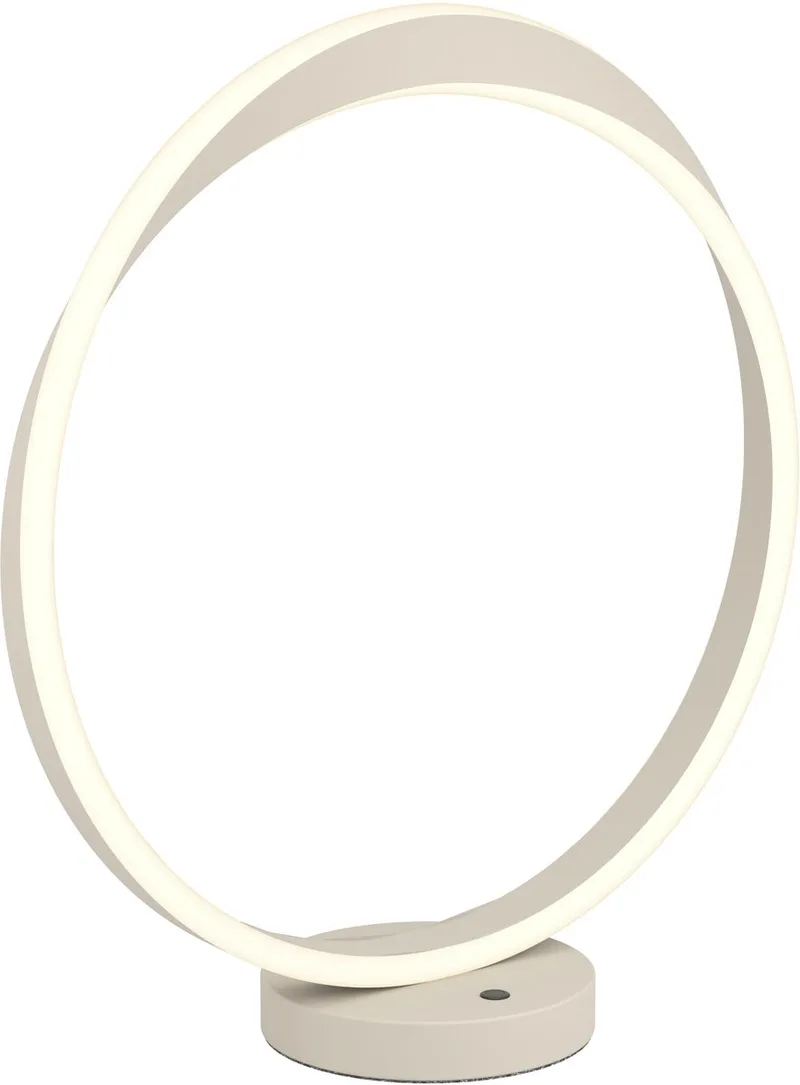 Camerota Tafellamp - 44 cm - Zandkleur/Beige/Wit - Instelbaar wit licht - Dimbaar by EGLO in Zandkleur – product photo