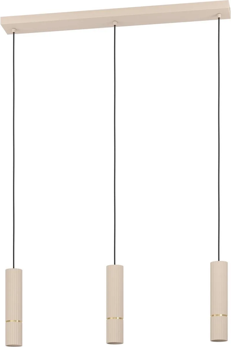 Caminia Hanglamp - GU10 - 77 cm - Zandkleur/Beige/Goud från EGLO i Zandkleur – produktbild
