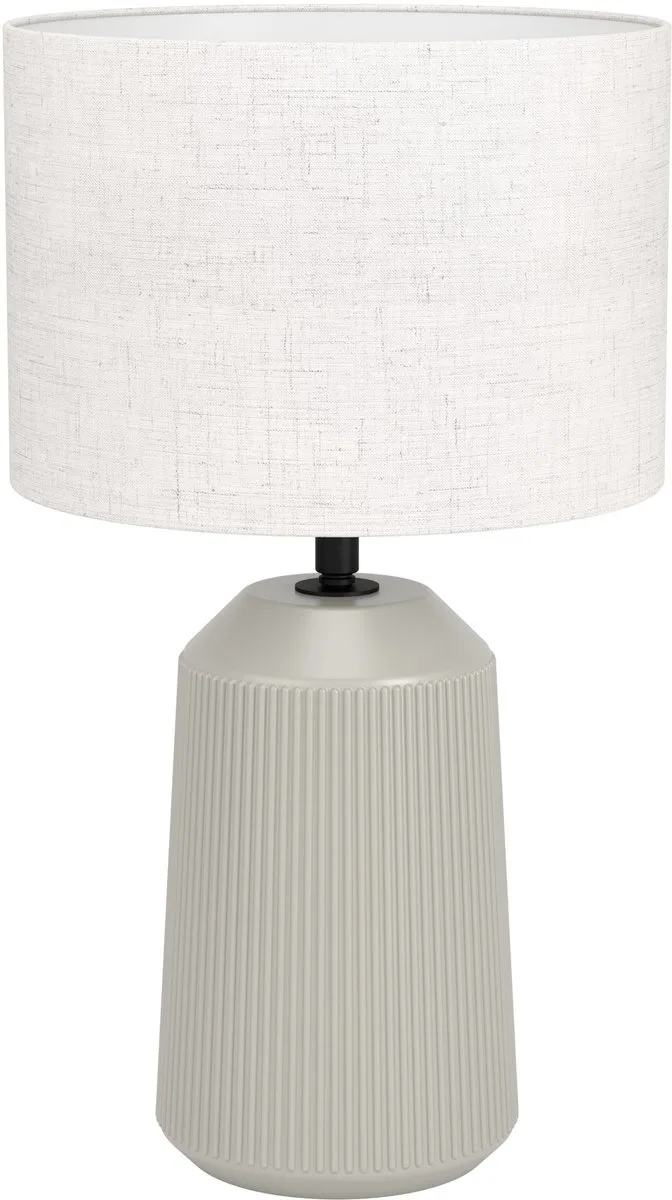 Capalbio Tafellamp - E27 - 41 cm - Zandkleur/Wit - Keramiek från EGLO i Vit – produktbild