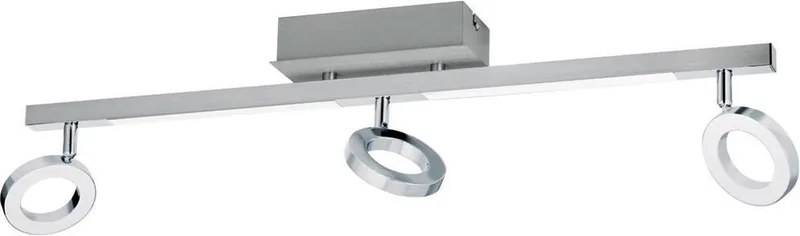 Cardillio 1 - Spot - 5 Lichts - Aluminium, Chroom - Gesatineerd från EGLO i Aluminium, Krom – produktbild