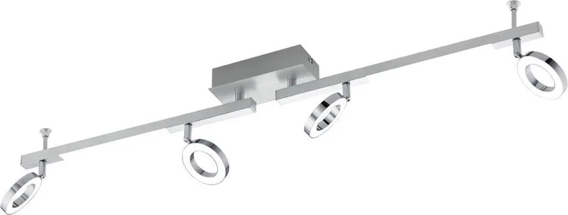 Cardillio 1 - Spot - 6 Lichts - Aluminium, Chroom - Gesatineerd van EGLO in Aluminium, Chroom – productfoto
