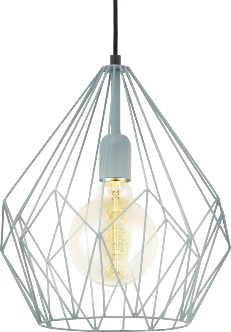 Carlton Hanglamp - E27 - Ø 31 cm - Munt de EGLO en Vert – photo produit