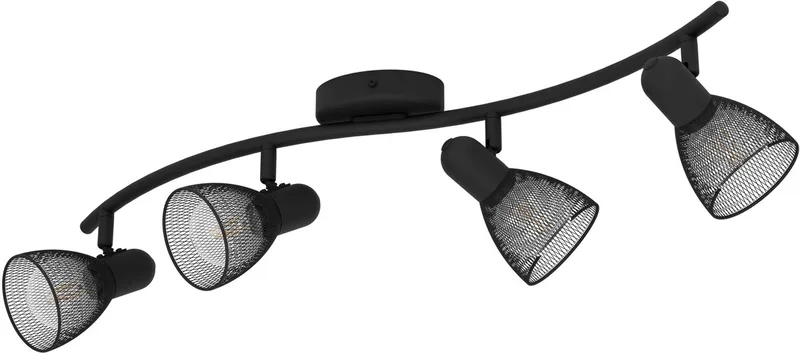 CAROVIGNO plafondverlichting E14 by EGLO in Black – product photo