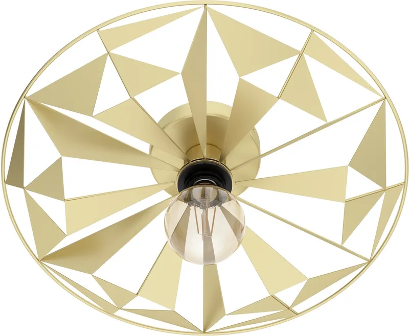 Castanuelo Plafond- en Wandlamp - E27 - Ø 42,5 cm fra EGLO i Guld – produktbillede