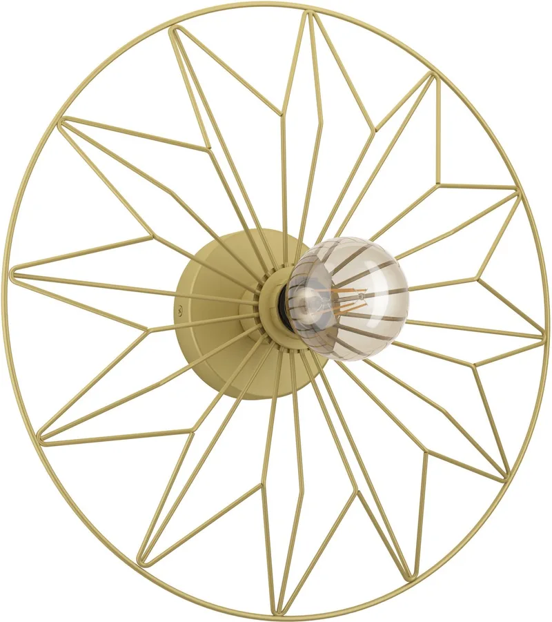 Castanuelo Wandlamp/Plafondlamp - E27 - Ø 42,5 cm från EGLO i Guld – produktbild