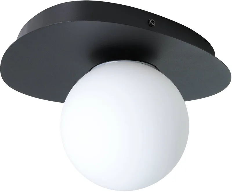 loftlampe CASTROVIDO sort 24 cm 1 lyskilde IP44 G9-LED fra EGLO i Sort – produktbillede
