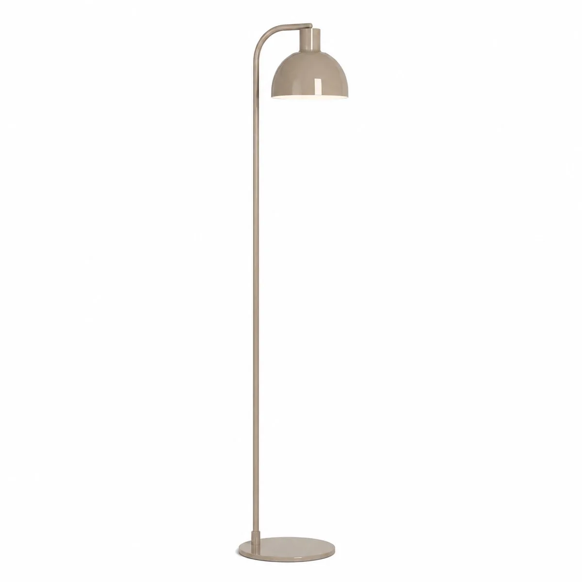 Cazalilla Vloerlamp - E27 - 149 cm - Zwart/Natuur/Zandkleur/Beige fra EGLO i Sort – produktbillede