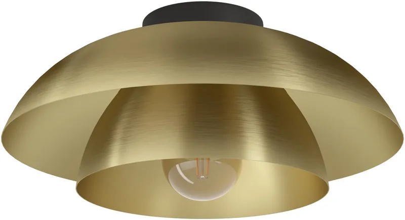 Cenciara Plafondlamp - E27 - Ø 40 cm - Goud - Staal från EGLO i Svart – produktbild