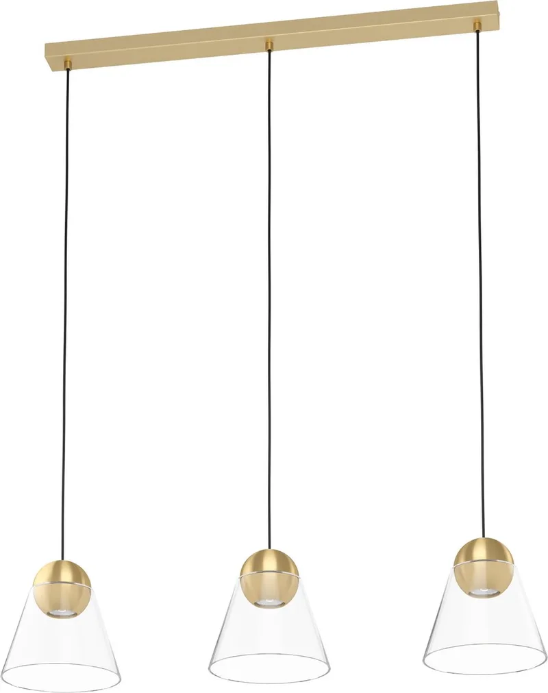 Cerasella Hanglamp - GU10 - 90 cm - Geelkoper de EGLO en Cuivre – photo produit