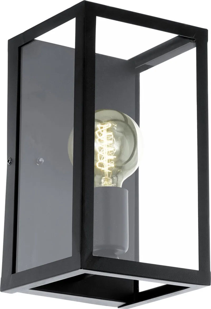 Charterhouse Wandlamp - E27 - 28 cm by EGLO in Black – product photo