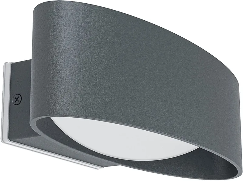 Chinoa Wandlamp buiten - LED - 27 cm van EGLO in Antraciet – productfoto