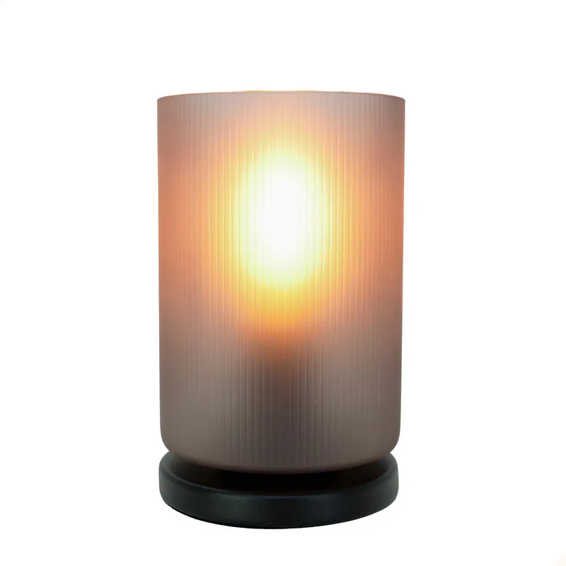 Colomera Tafellamp - E27 - 19,5 cm - Zwart/Mat Grijs från EGLO i Svart – produktbild