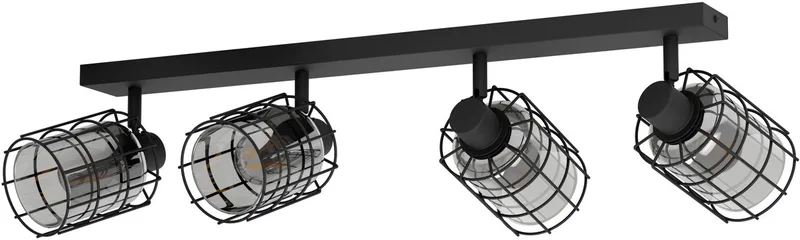 Consaca Spot - E27 - 78 cm de EGLO en Noir – photo produit