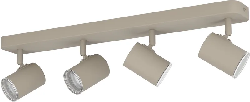 Consuma 1 Opbouwspot - Badkamer - GU10 - 58 cm - Zandkleur/Beige de EGLO en Zandkleur – photo produit
