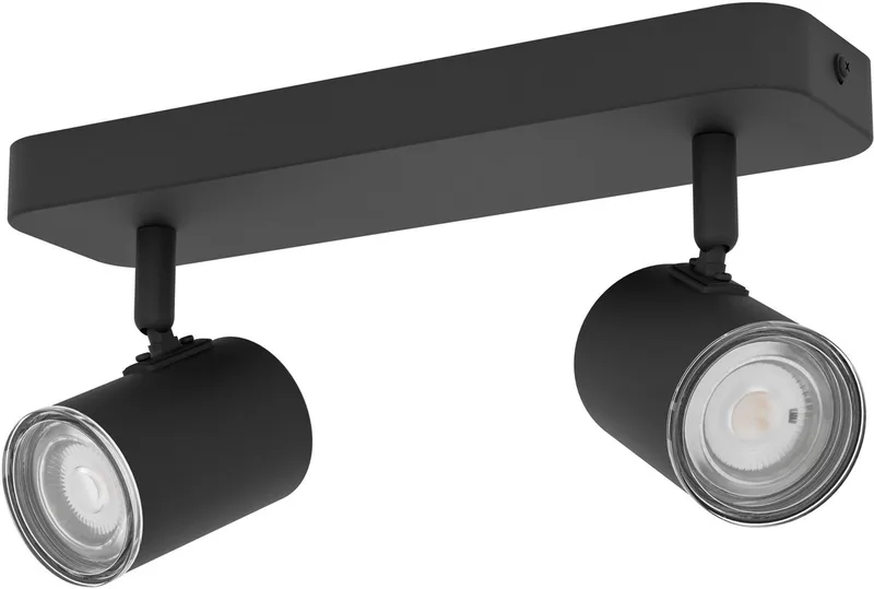 Consuma 1 Opbouwspot - GU10 - 28 cm de EGLO en Noir – photo produit