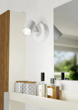 Consuma 1 Spot - Badkamer - GU10 - 11 cm fra EGLO i Hvid – produktbillede 2 af 5