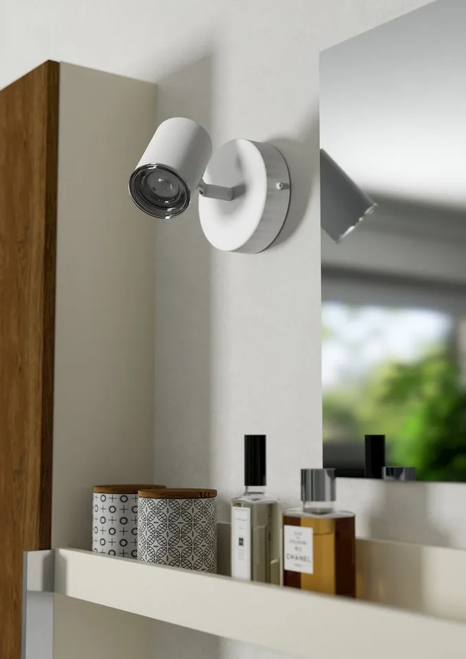Consuma 1 Spot - Badkamer - GU10 - 11 cm fra EGLO i Hvid – produktbillede 5 af 5