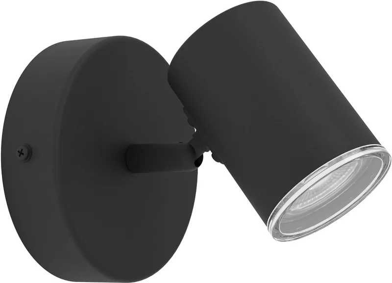 Consuma 1 Spot - Badkamer - GU10 - 11 cm de EGLO en Noir – photo produit