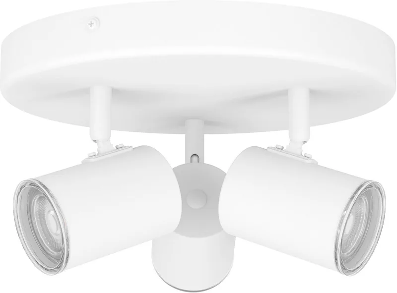 Consuma 1 Spot - Badkamer - GU10 - Ø 25 cm de EGLO en Blanc – photo produit