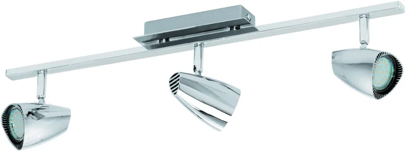 Corbera - Spot - 3 Lichts - Lengte 585mm. - Chroom från EGLO i Grå – produktbild