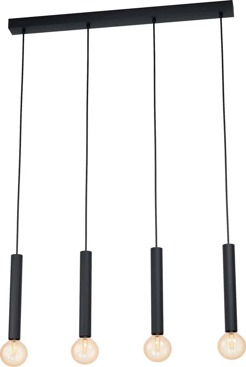 Cortenova - Hanglamp - E27 - 84 cm de EGLO en Noir – photo produit