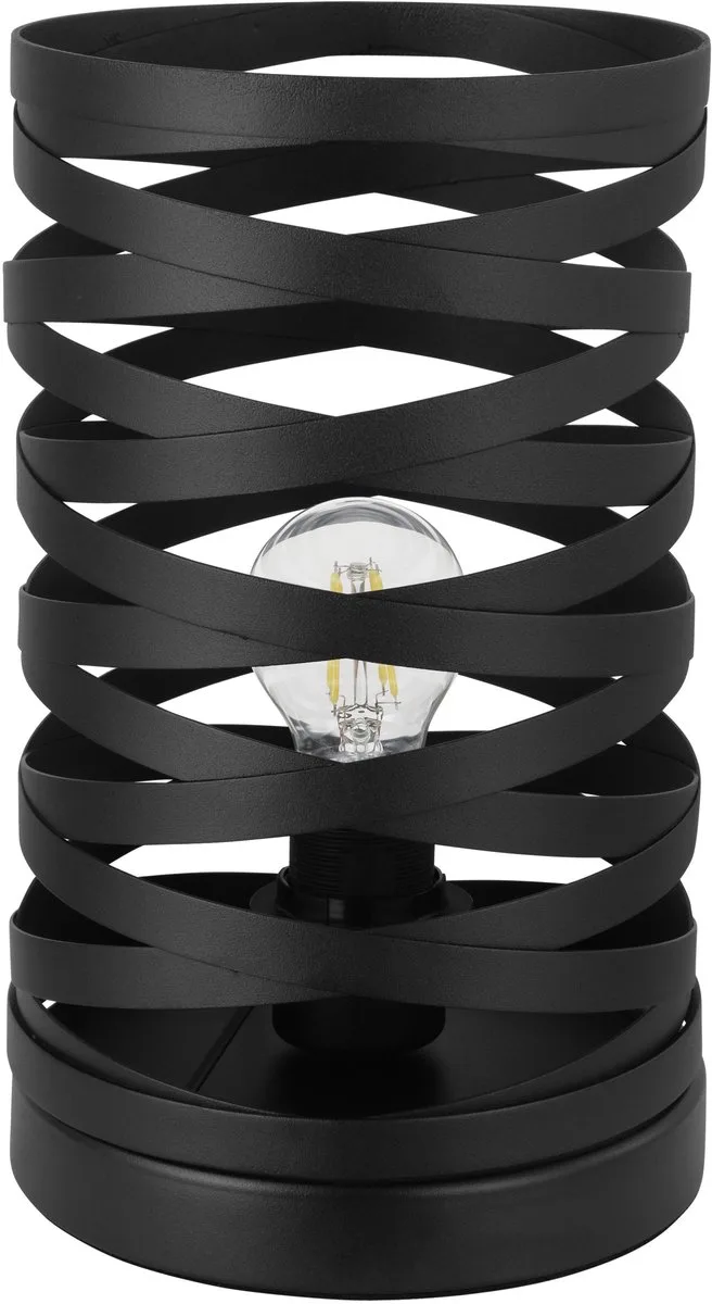 Cremella Tafellamp - E27 - 29 cm - Staal fra EGLO i Sort – produktbillede