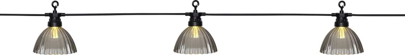CUBONE LICHTERKETTE 5M 12L IP44 von EGLO in Schwarz, Grau, Transparent – Produktfoto