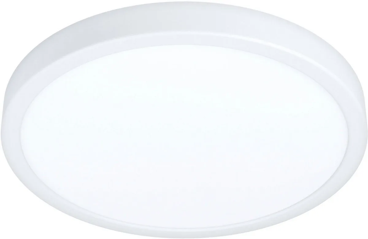 Deckenleuchte FUEVA 5 Deckenlampe, IP44, geringe Aufbauhöhe, 20 Watt, Rund, LED fest integriert, Neutralweiß, Aufbauleuchte, Badezimmer, Bad-Deckenlampe, modern, 28,5x2,8cm by EGLO in White – product photo