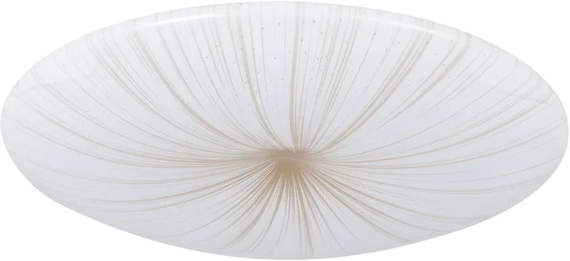 Deckenleuchte NIEVES 1, LED fest integriert, Warmweiß, Wohnzimmerlampe, Schlafzimmer, Küche, Flur, zeitloses Design von EGLO in Weiß – Produktfoto